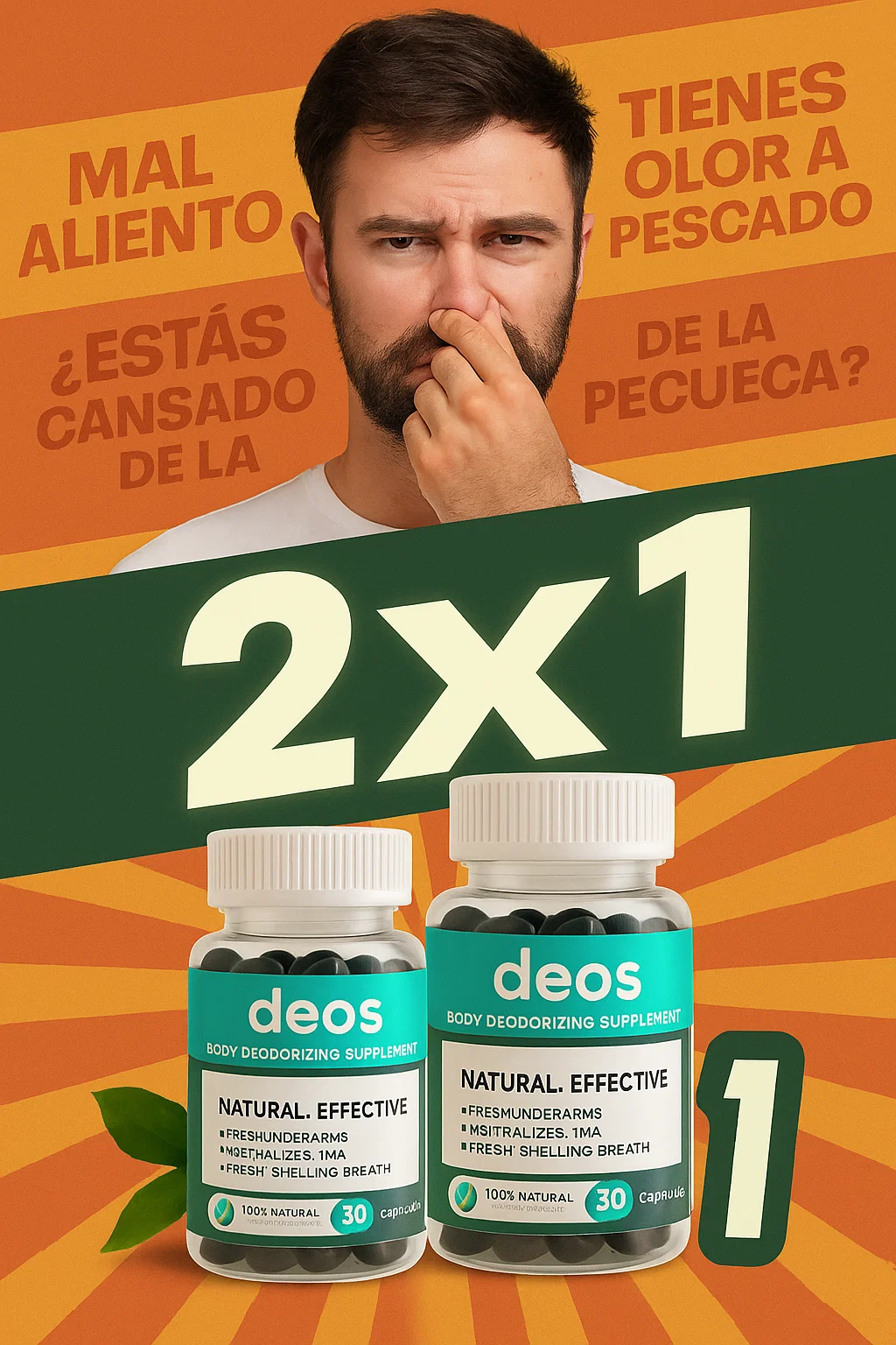 DEOS DESODORANTE ORGANIC PRO