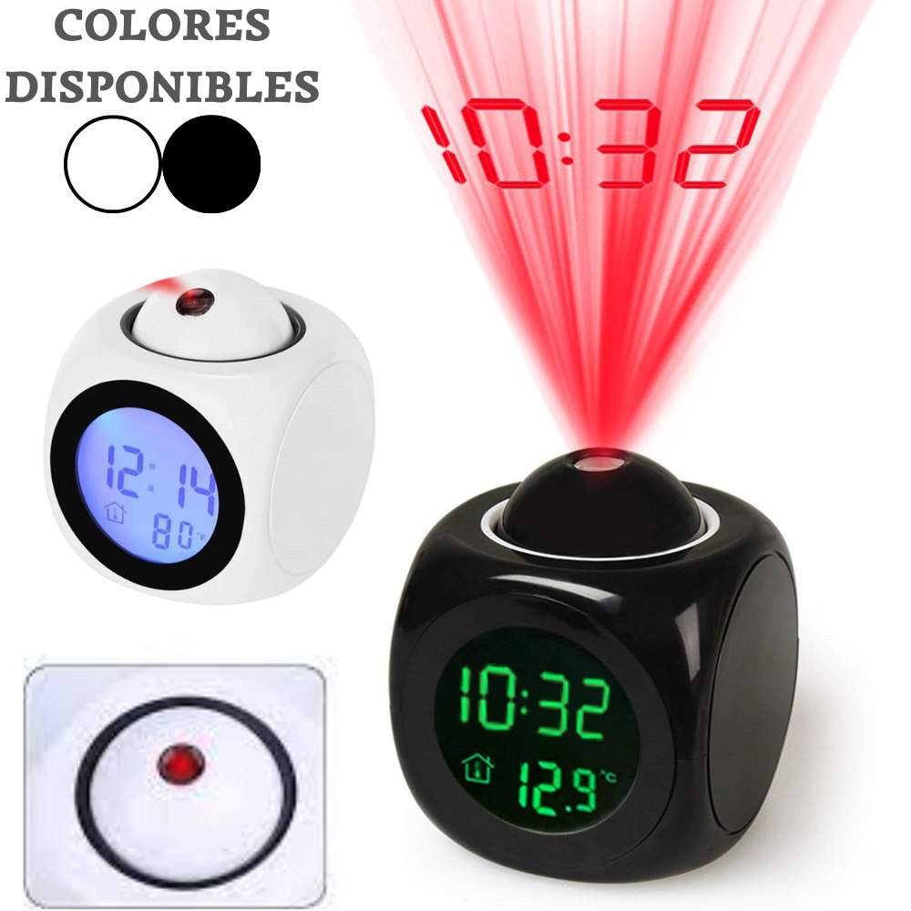 Reloj Despertador De Mesa Con Alarma