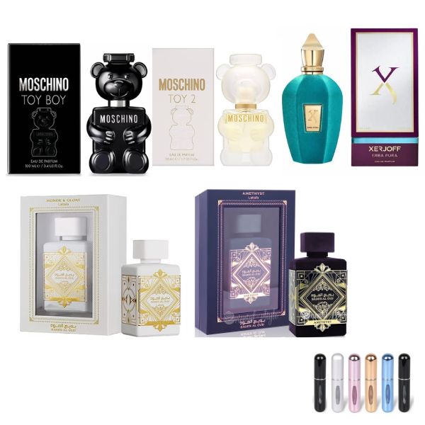 KIT NEW ADVANCE 5 PERFUMES + 1 PERFUMERO