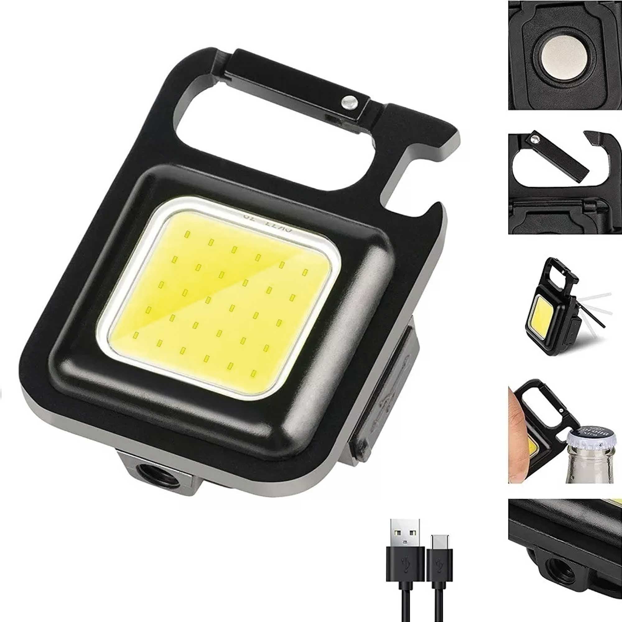 Miniatura 9 de Mini Linterna Llavero Potente Recargable