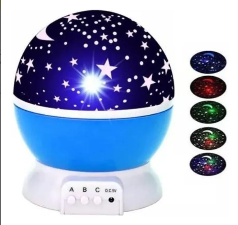 Miniatura 5 de Lámpara Giratoria Proyector Estrellas
