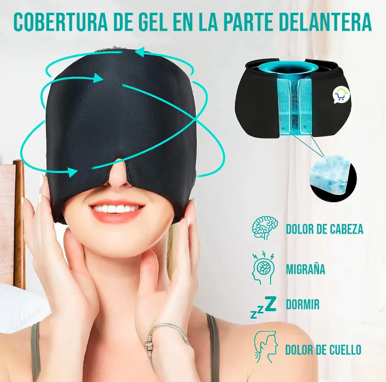 Gorro Gel Alivio Migraña Dolor Cabeza