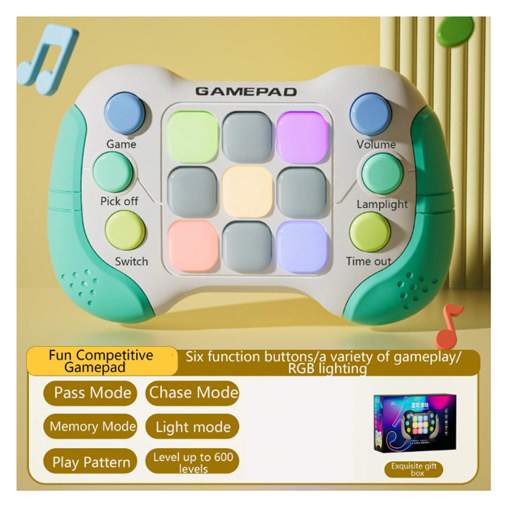 🎮 Consola Game Pad Luces & Sonido - Diversión sin límites! 🎉 3