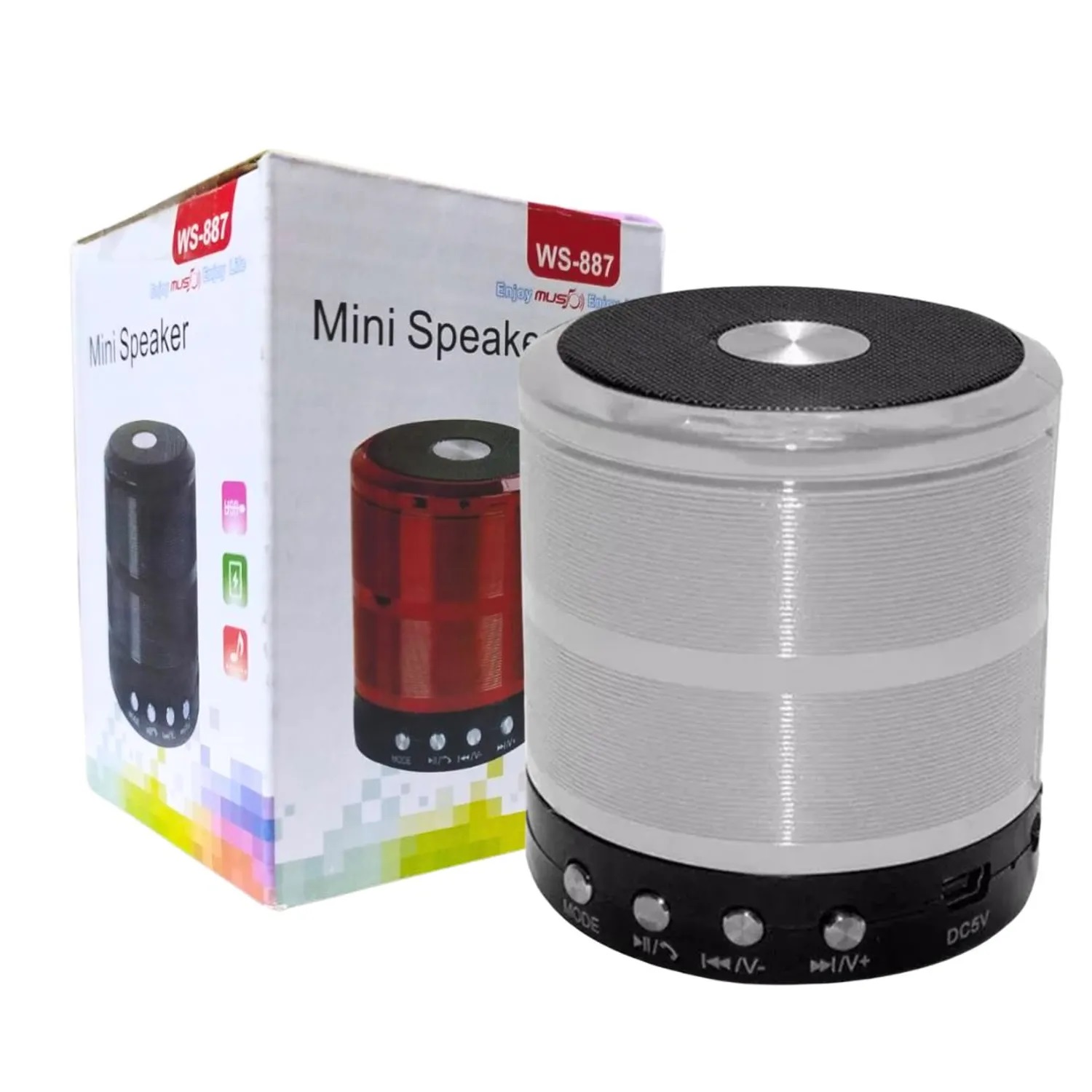 Miniatura 2 de Mini Parlante Bluetooth Recargable Ws-88