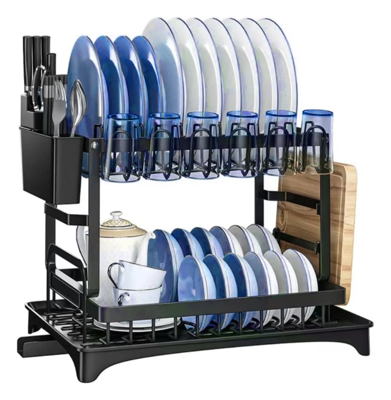 Escurridor De Platos 2 Niveles Para Coci
