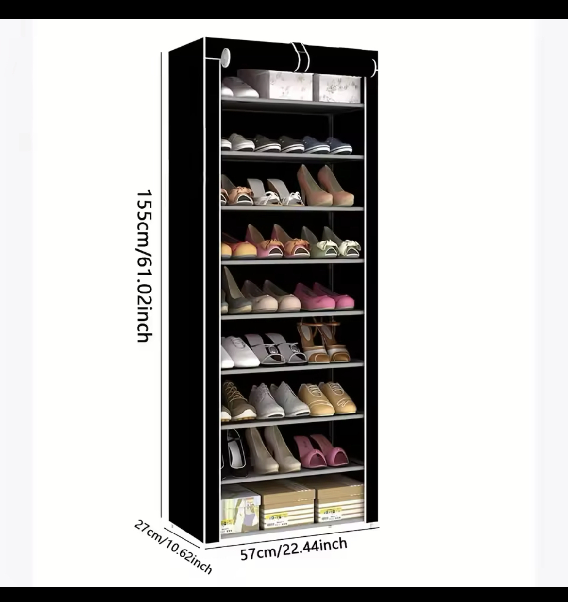 Miniatura 7 de ORGANIZADOR ARMARIO ZAPATOS 10 NIVELES