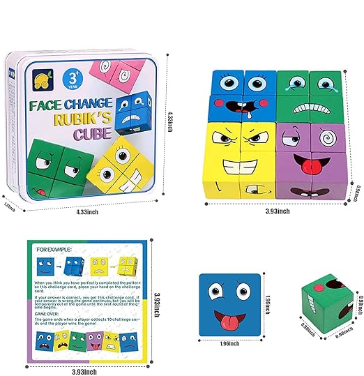 Juego de Agilidad Cubo de Expresiones