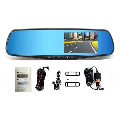 Miniatura 3 de Espejo Retrovisor Doble Camara Para Carr
