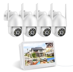 KIT NVR 4 CAMARAS PARA EXTERIOR