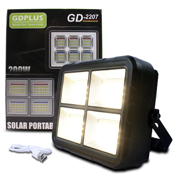 LAMPARA SOLAR GD-2207 200W