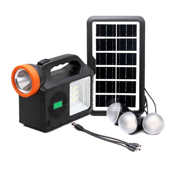 PARLANTE PANEL SOLAR CON LAMPARA GD-102