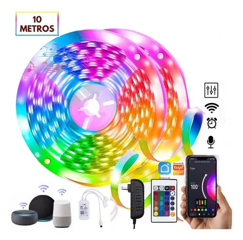 CINTA LUZ RGB 10M WIFI CON APP TUYA