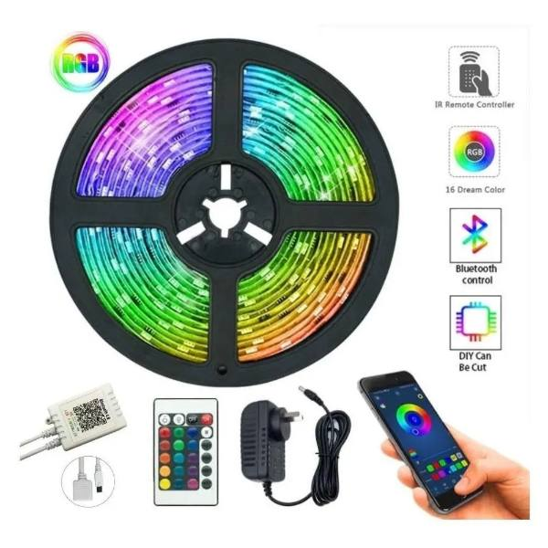 CINTA LUZ RGB BLUETOOTH 5M