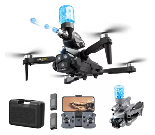 Miniatura 4 de DRONE JUGUETE CON PISTOLA HIDROGEL 2025