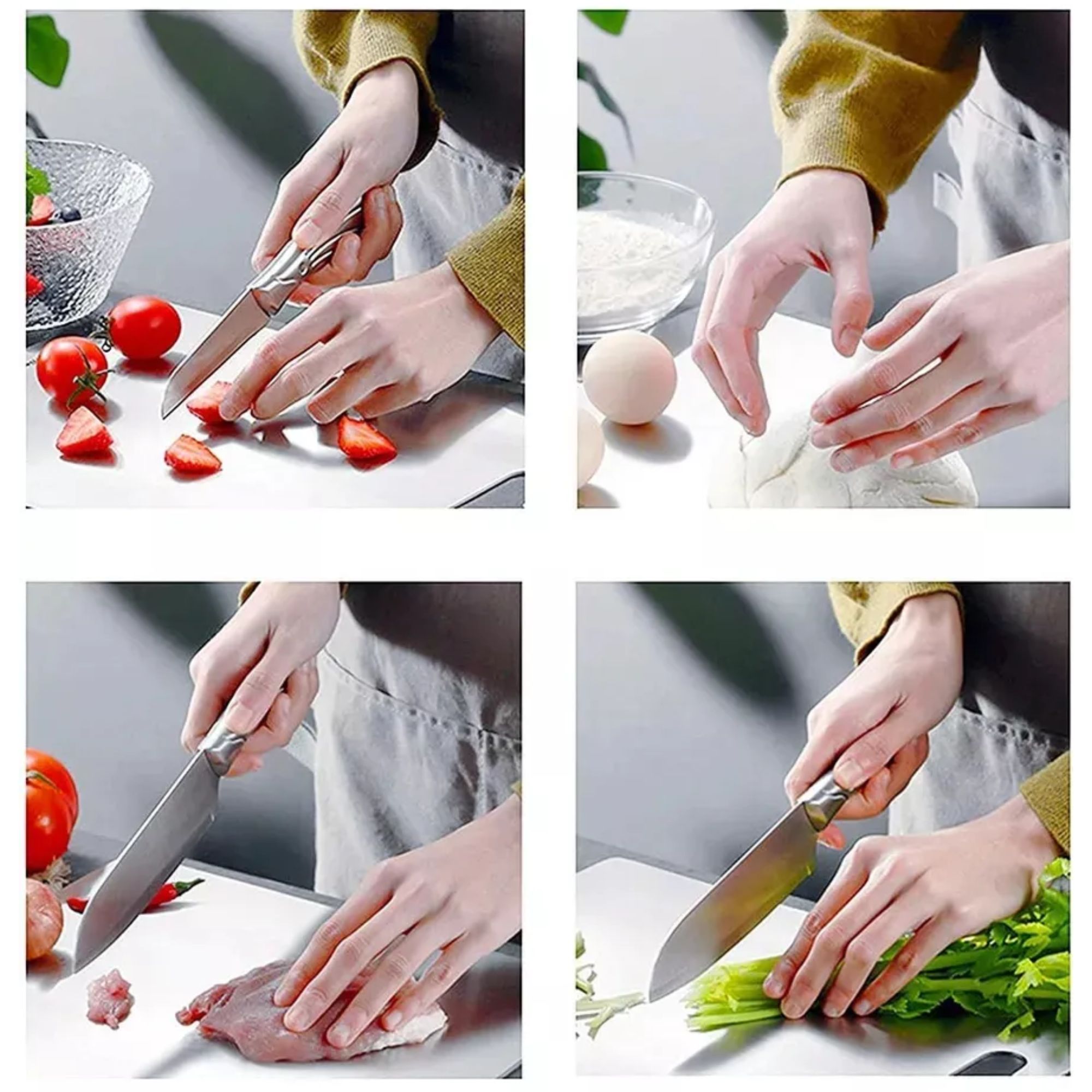 Tabla para picar en acero 39 x 28 cm