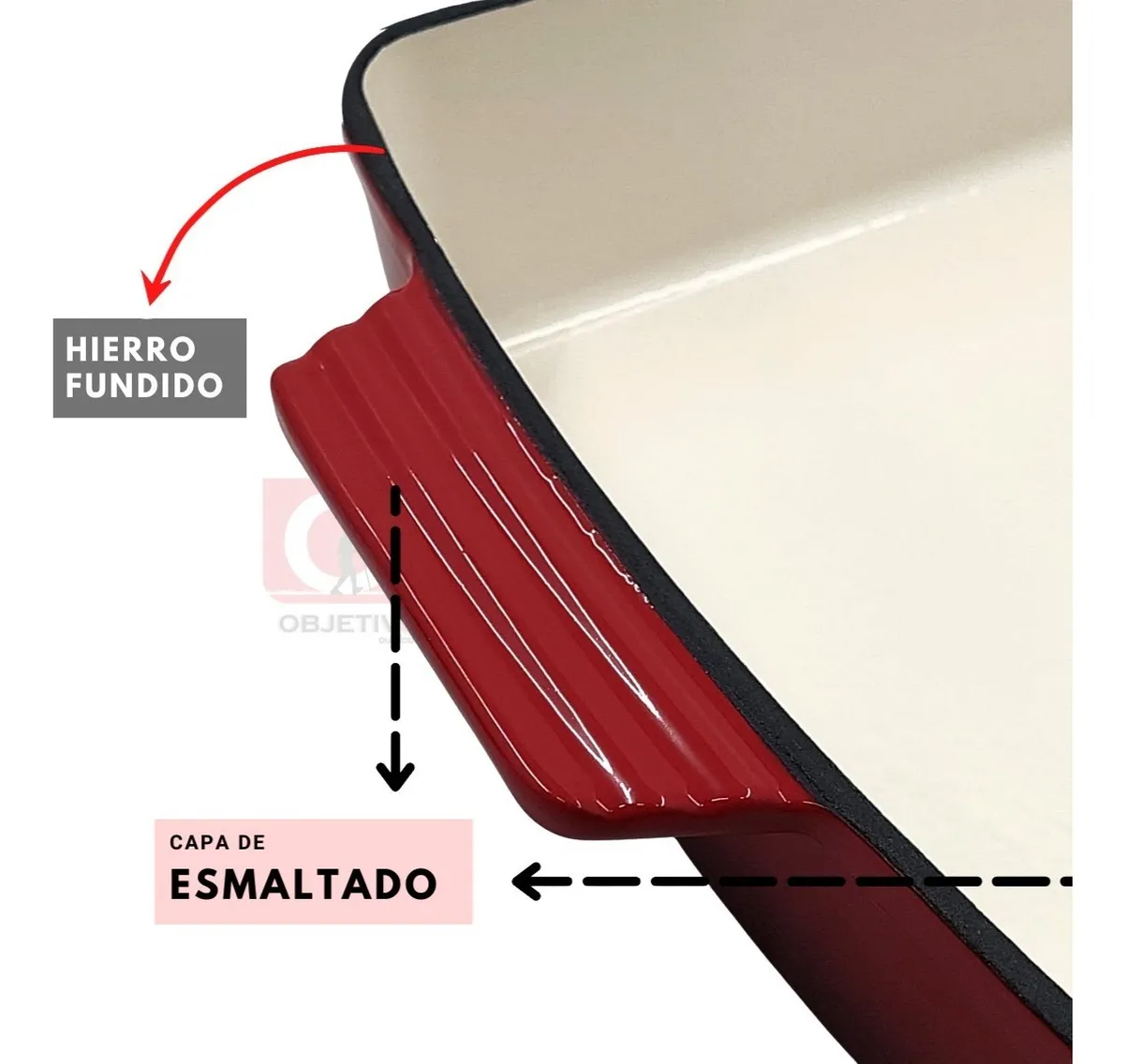 Miniatura 2 de Bandeja de Hierro Fundido Esmaltado