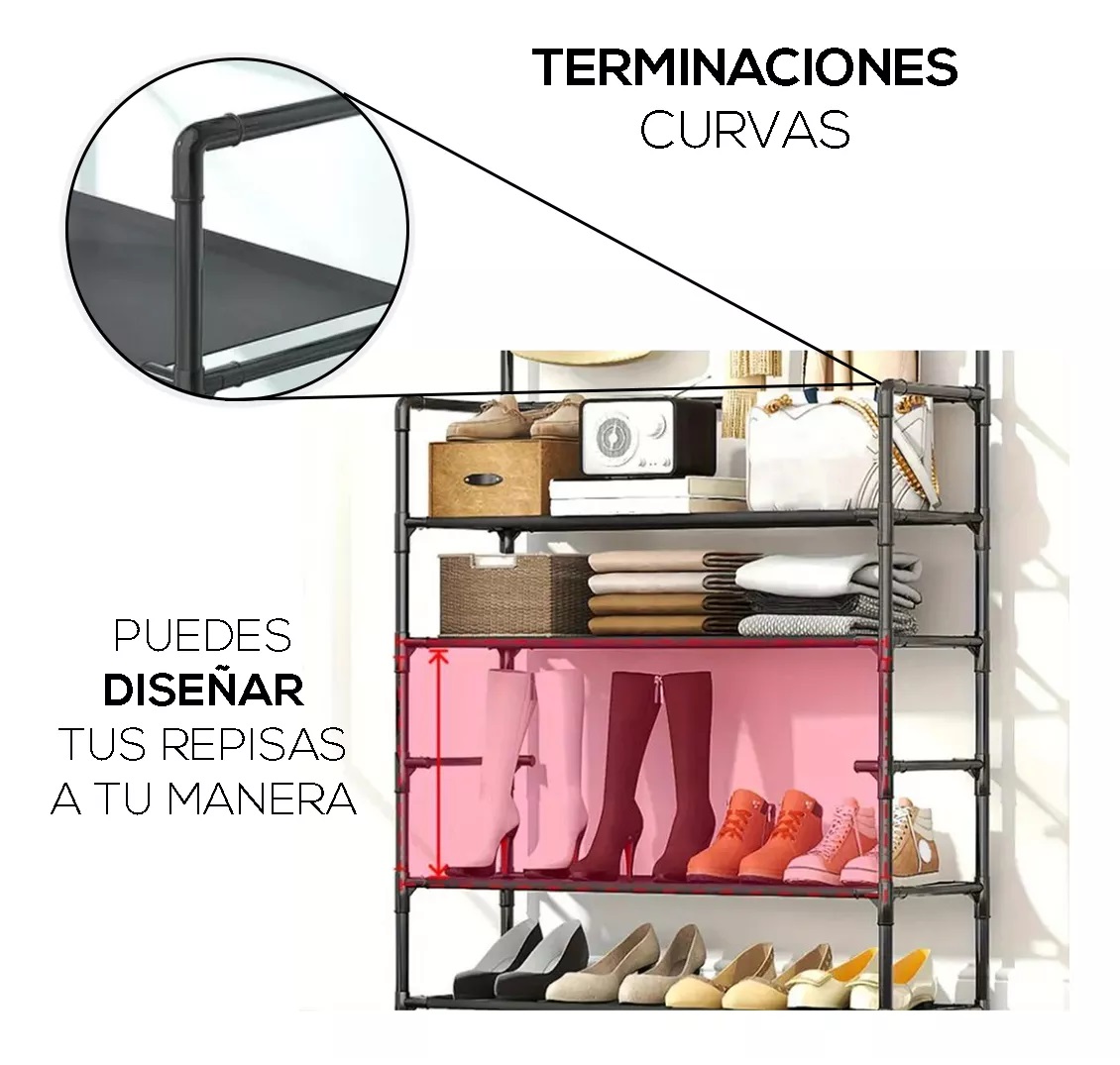 Miniatura 2 de Zapatero Perchero Organizador