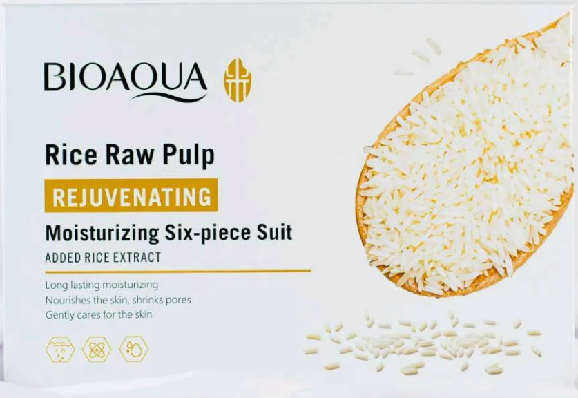 Kit Facial De Arroz Bioaqua