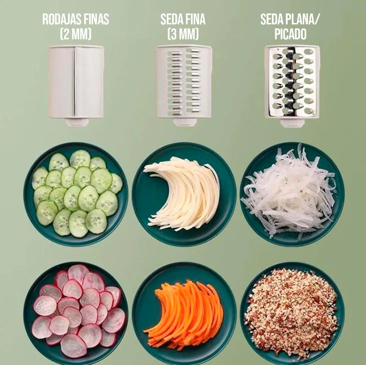 Miniatura 2 de Molino Rallador Cortador Multifuncion