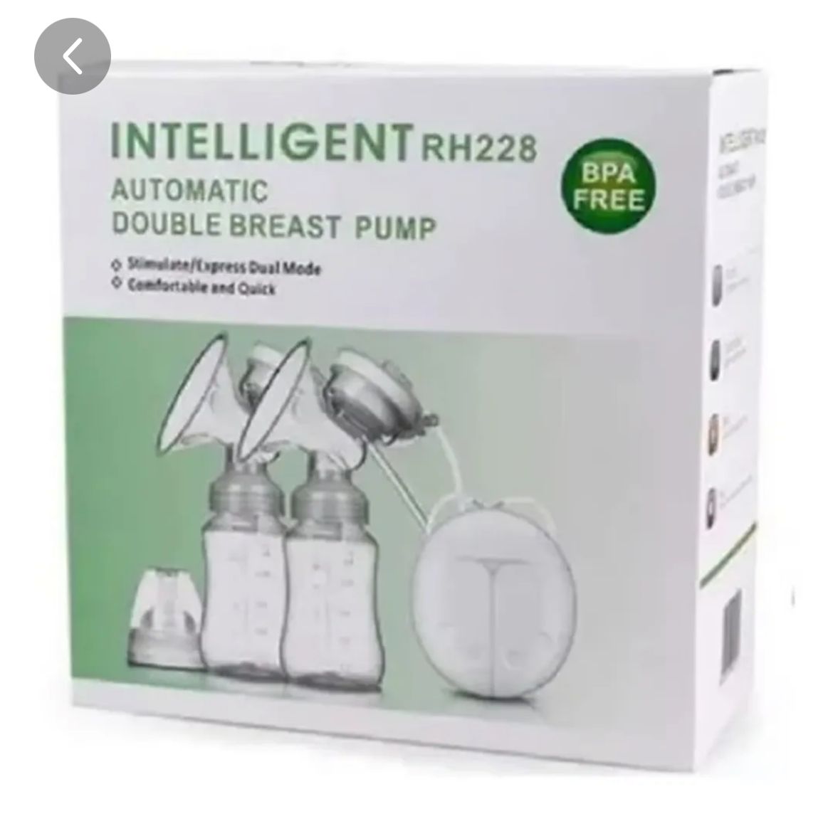 extractor Doble de Leche Materna