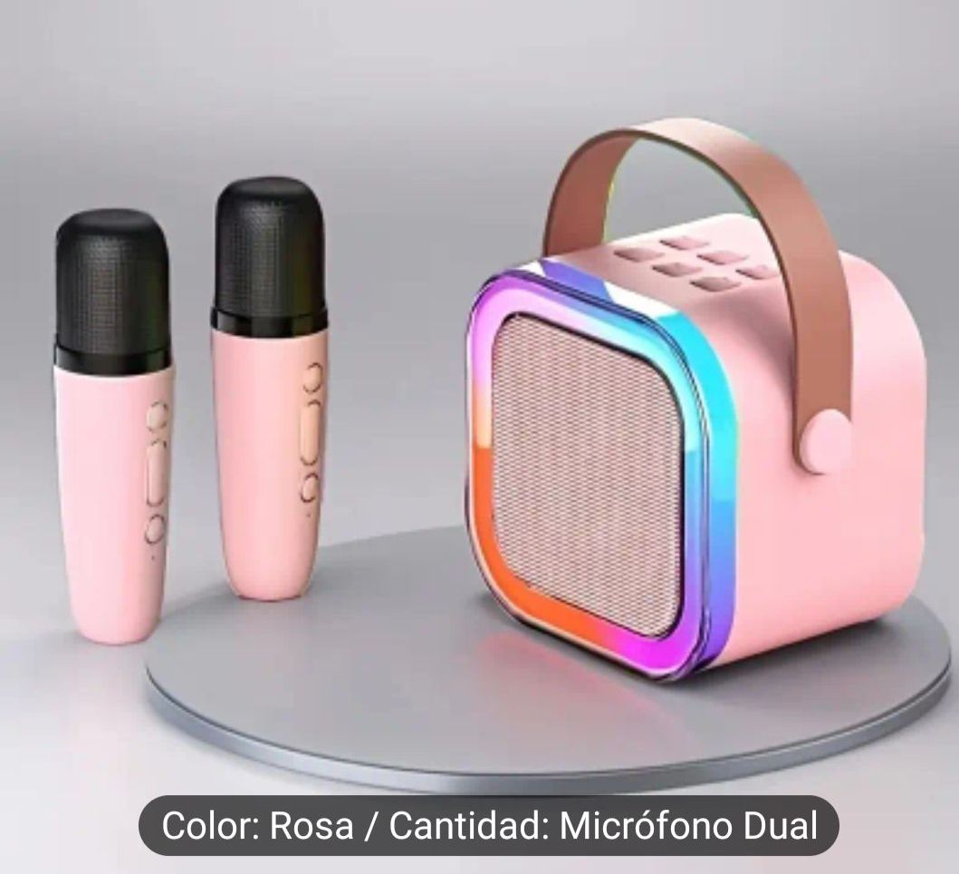 Mini karaoke doble microfono