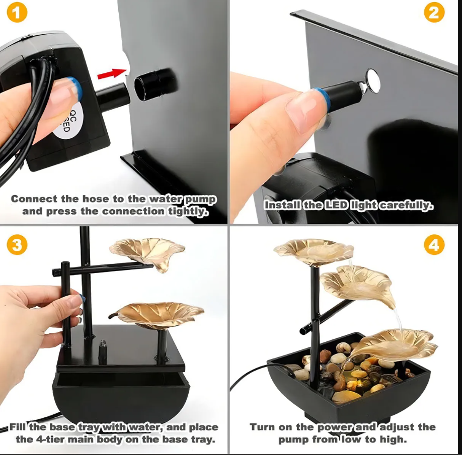 FUENTE DECORATIVA PARA HOGAR HERMOSA ⛲