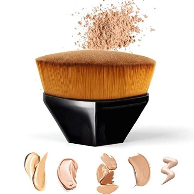BROCHA MAQUILLAJE PLANA BASE SUAVE