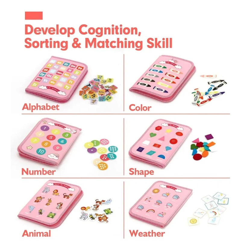 Miniatura 3 de Tablero Sensorial 7 En 1 Para Niños