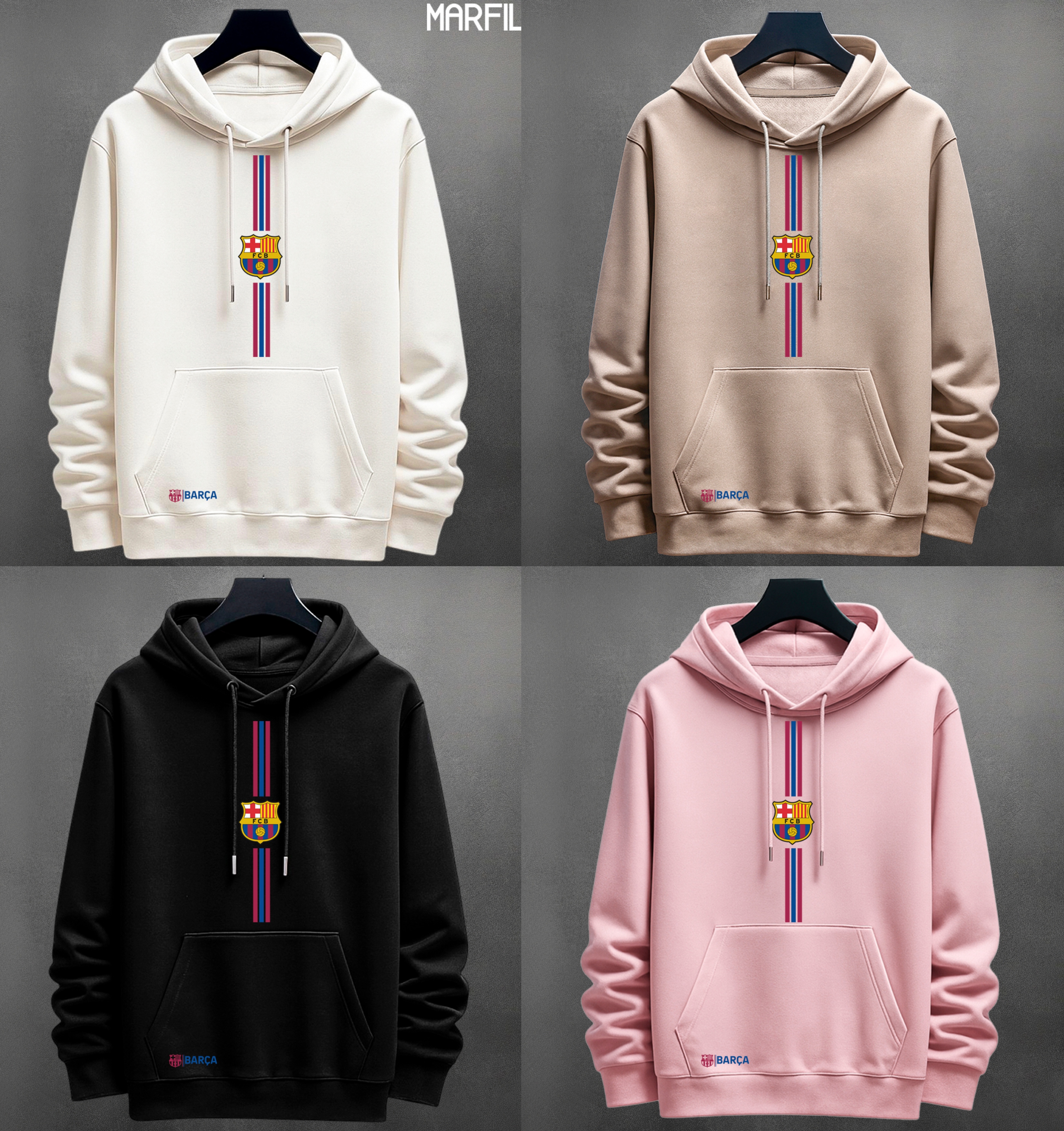 BUZO LÍNEA BARCELONA ESTAMPADO
