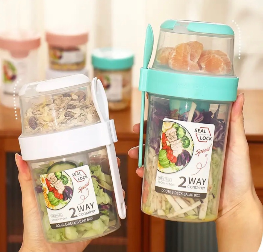 DI Set Taza Doble Cuchara