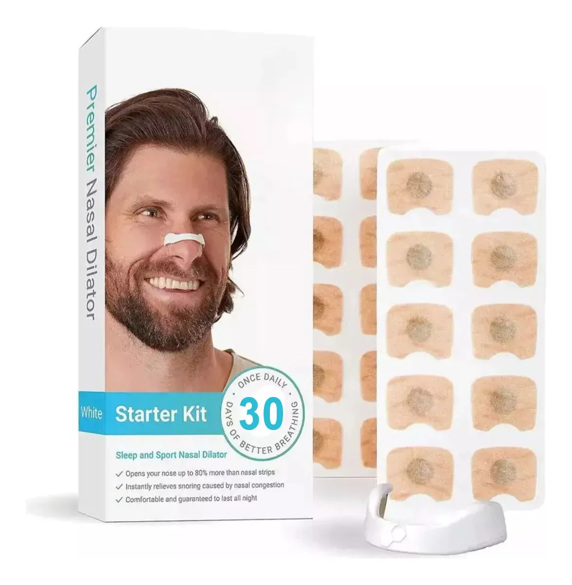 Miniatura 7 de Dilatador Nasal Blanco x 60u