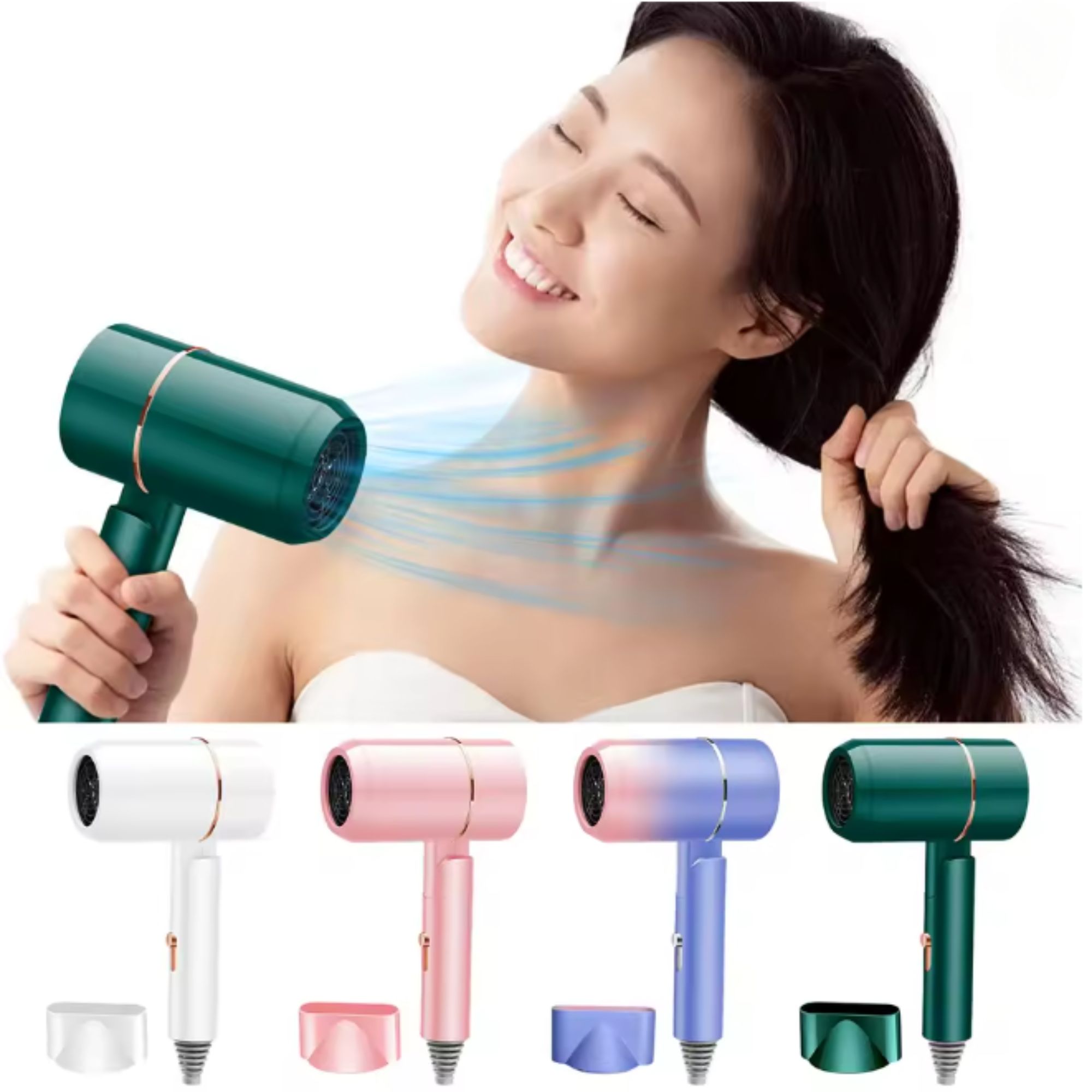 Secador de pelo portatil plegable