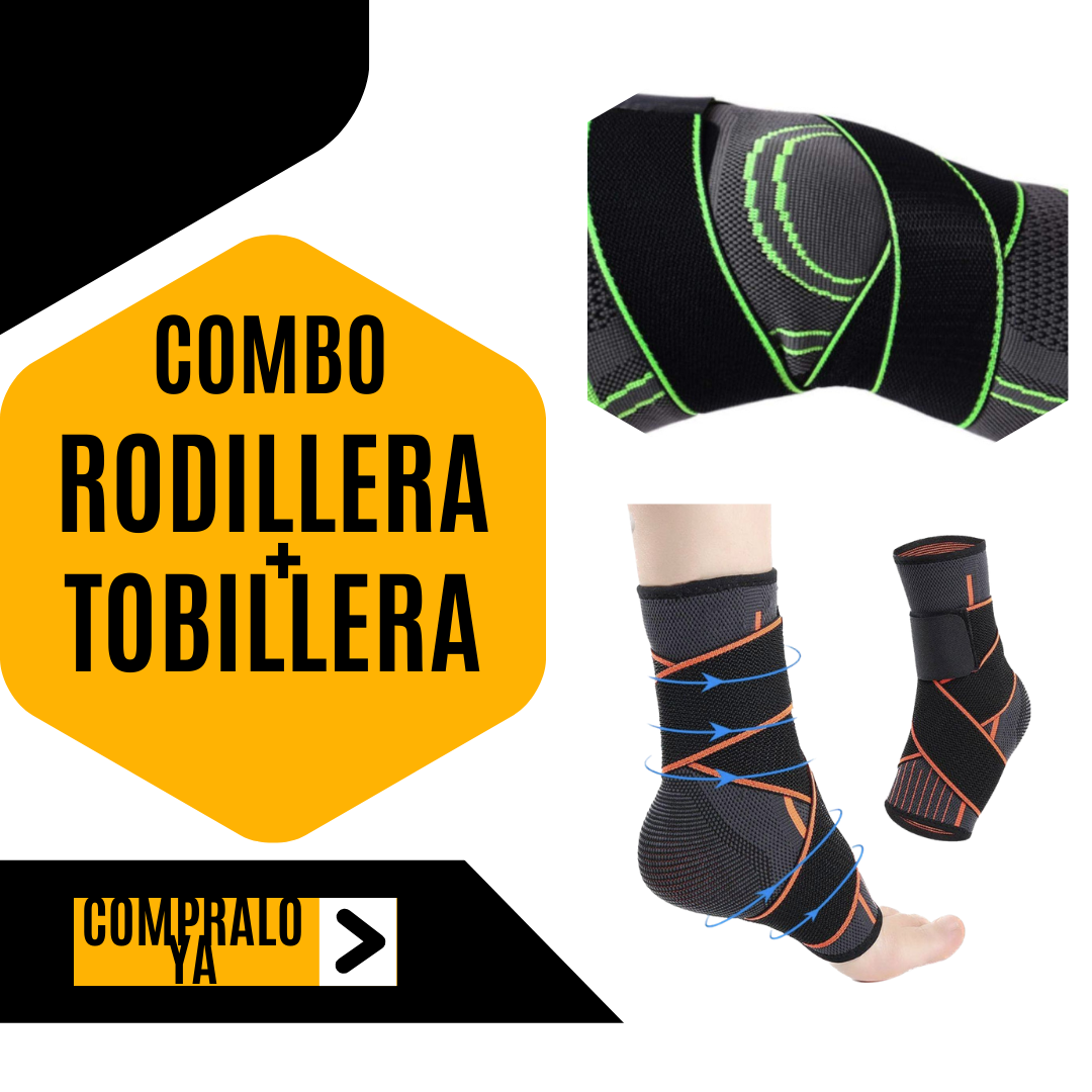 COMBO 1*TOBILLERA + 1*RODILLERA
