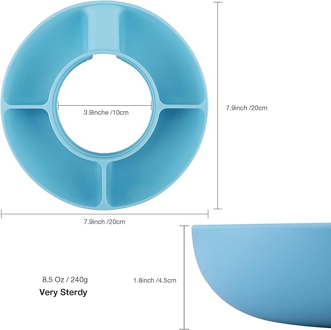 Miniatura 4 de Bandeja De Snacks Con Espacio Para Vaso