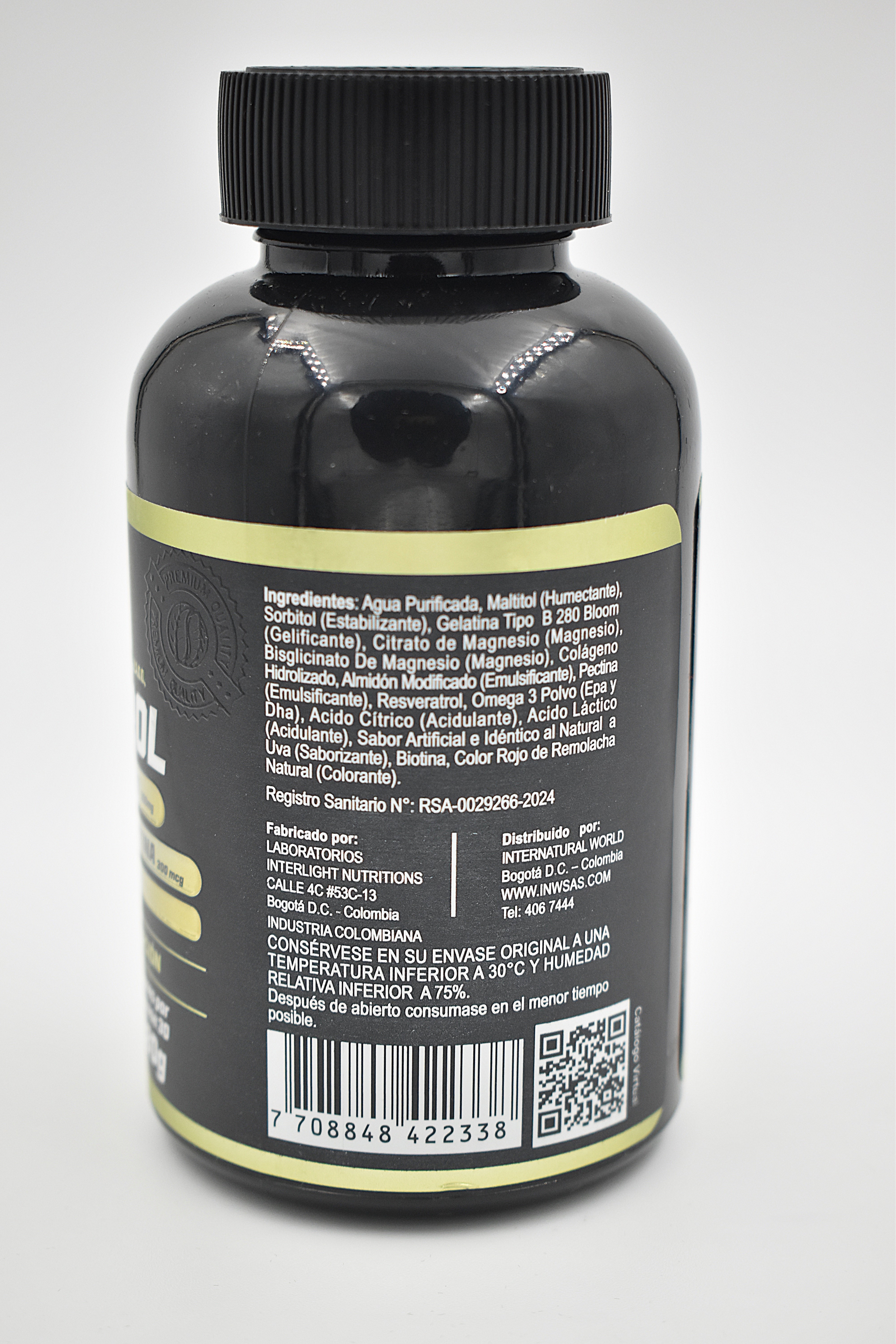 Gomitas de resveratrol