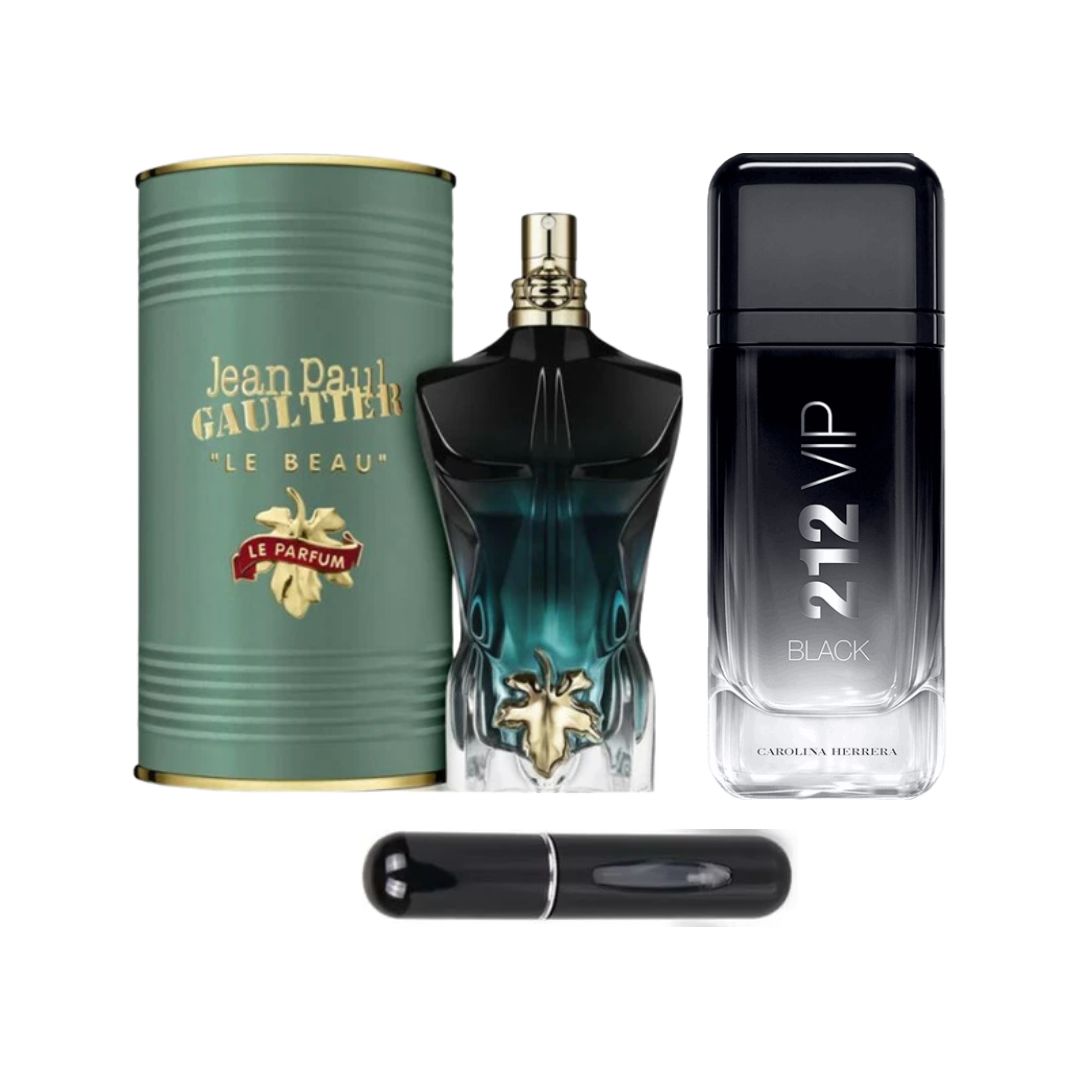 212VIP BLACK + LE BEAU PARFUM + PERFUMER