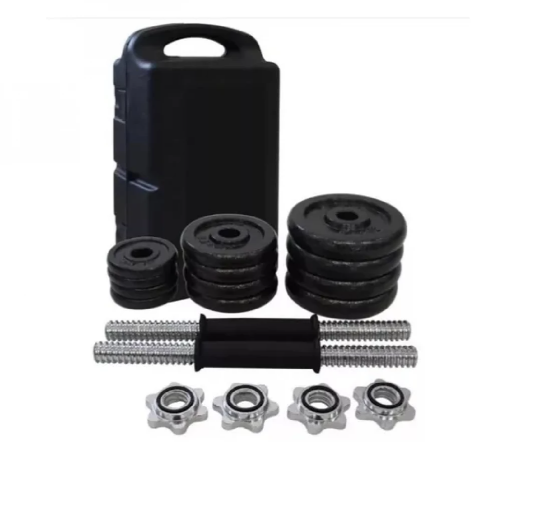 Miniatura 4 de Kit Pesas Mancuernas 20 Kg 40 Lb Estuche