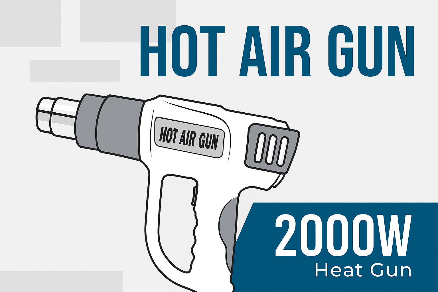 Pistola de Calor 2000w