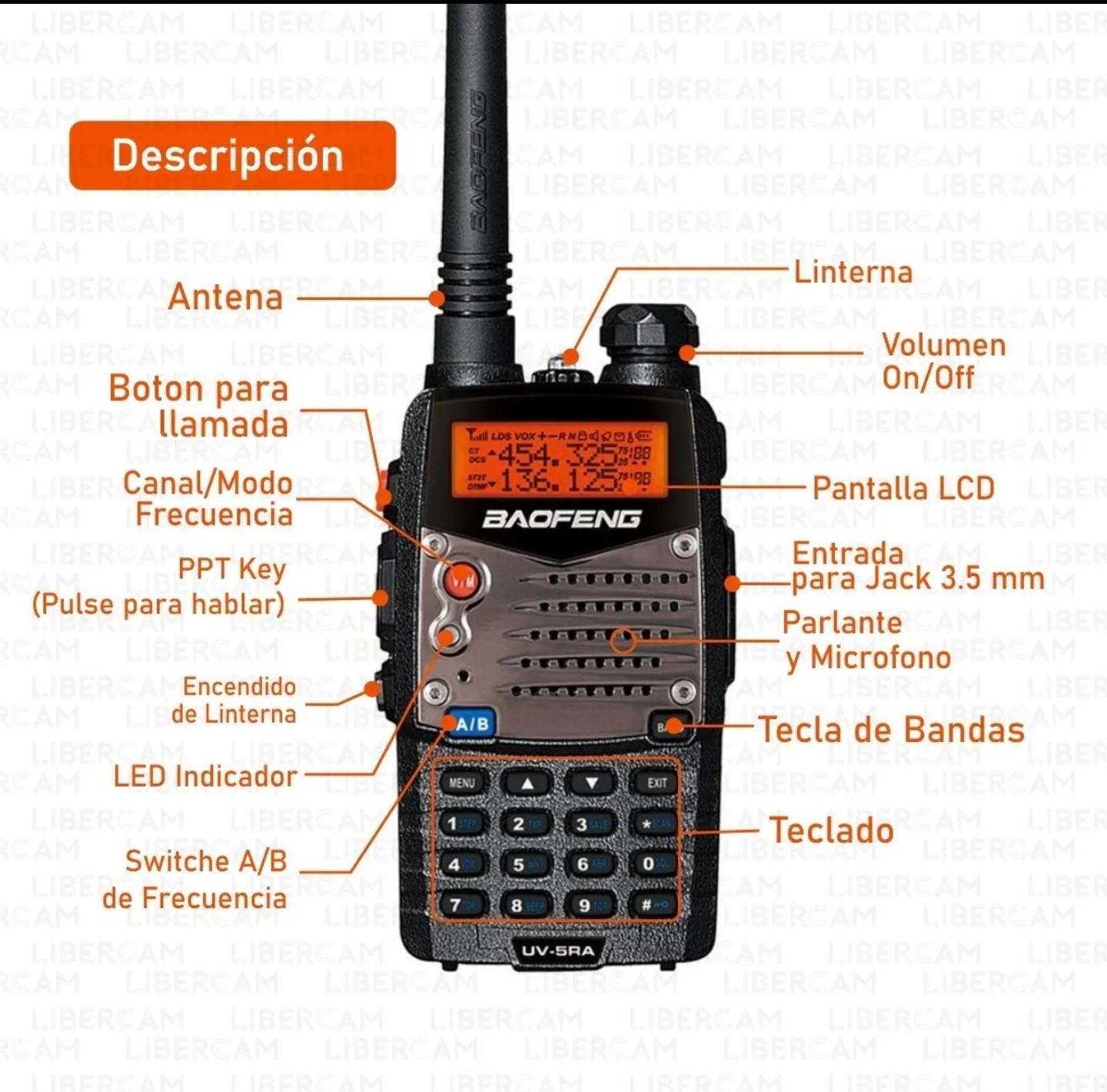 Miniatura 4 de Radio Baofeng Uv5rl