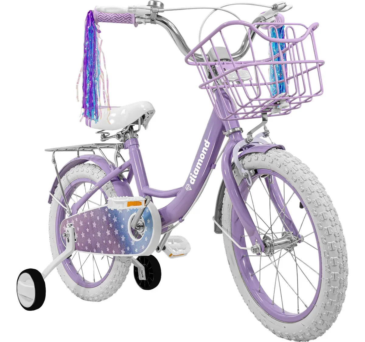 Bicicleta Infantil Morada Niña Rin 16