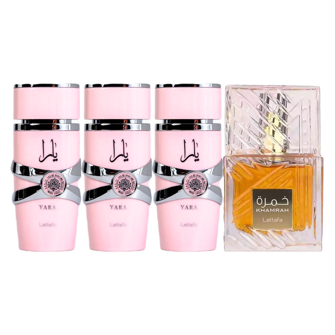 3 UNIDADES YARA + 1 KHAMRAH