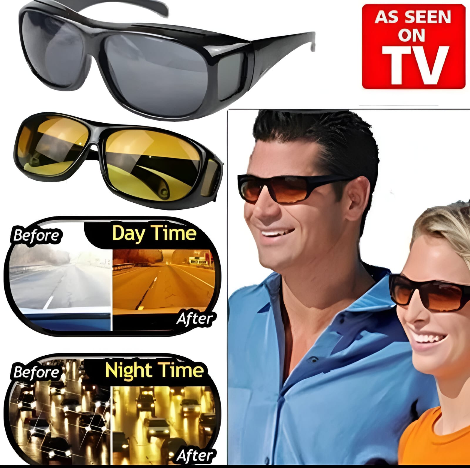 GAFAS VISION HD 2X1 PARA CONDUCIR