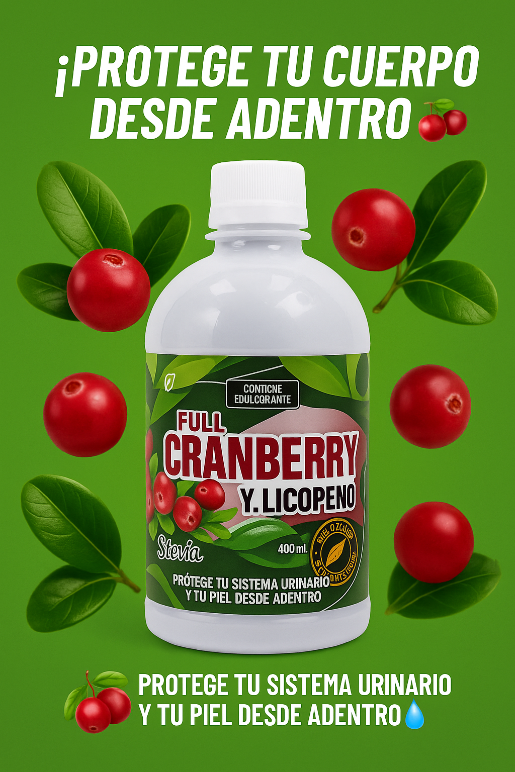 400 ML DE CHANBERRY MAS LICOPENO