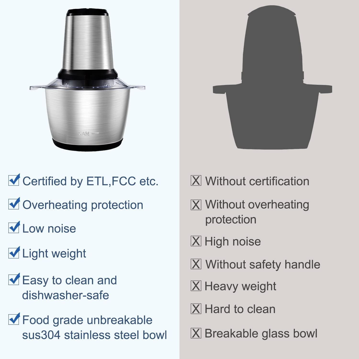 Miniatura 5 de Picadora De Carne Electrica 2l