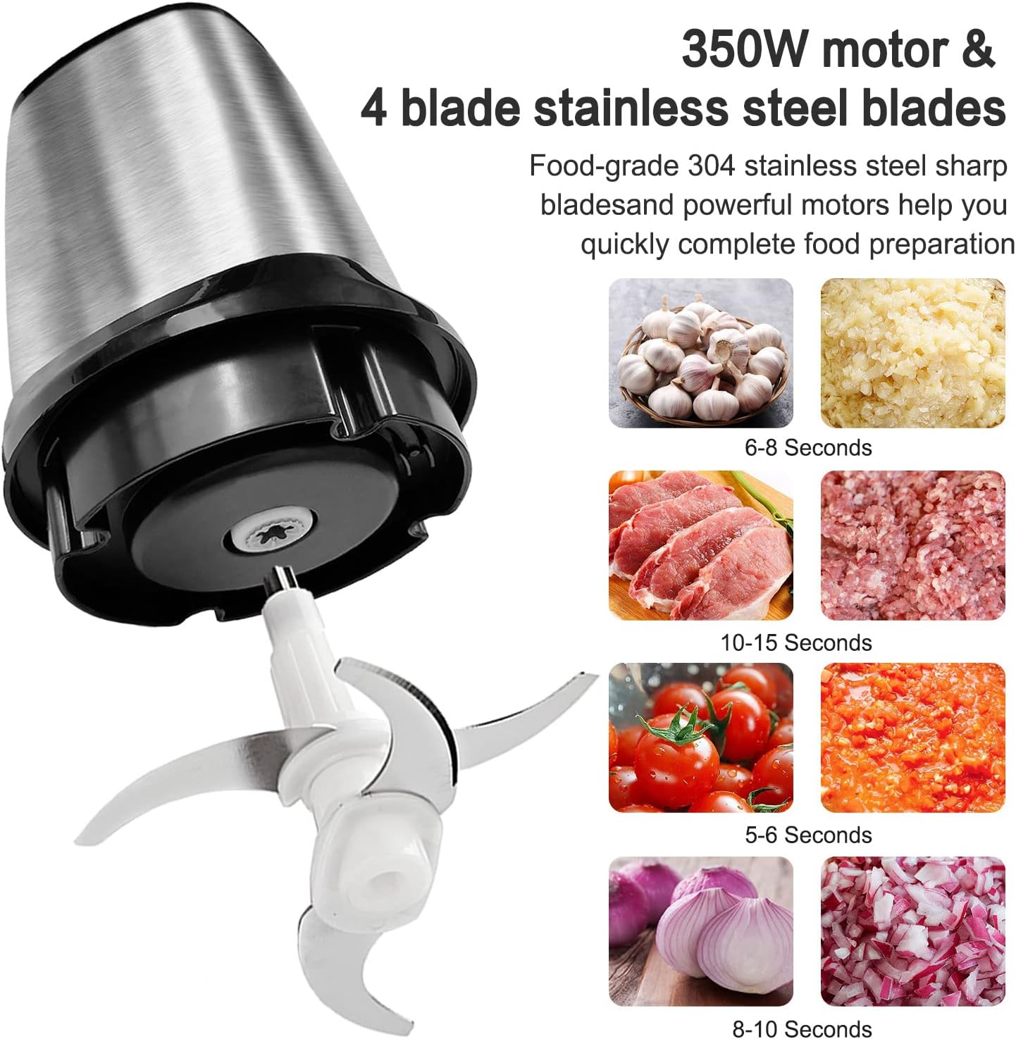 Miniatura 4 de Picadora De Carne Electrica 2l