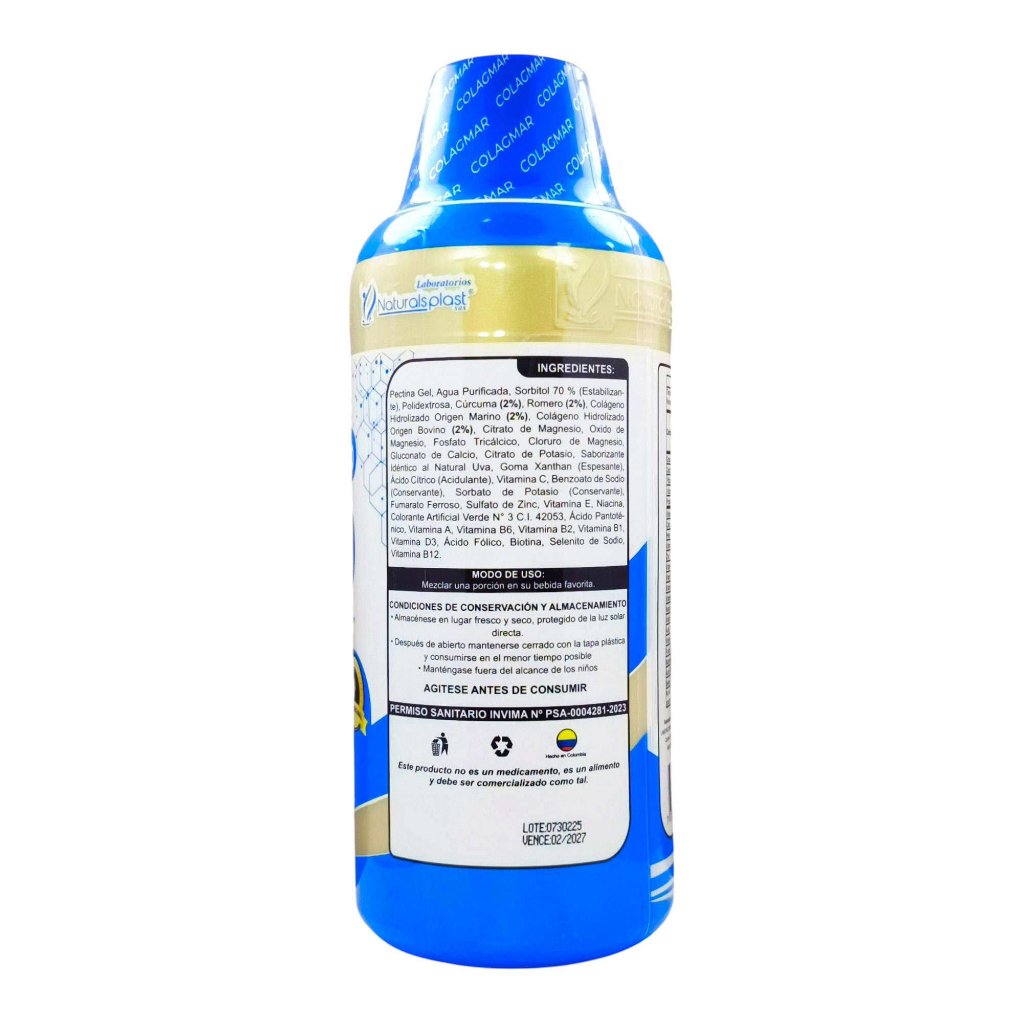 Miniatura 2 de 1 LITRO DE COLÁGENO HIDROLIZADO MARINO