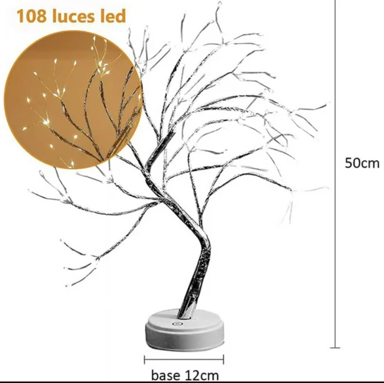 LAMPARA ARBOL BONSAI DECORATIVO 🌳🍃