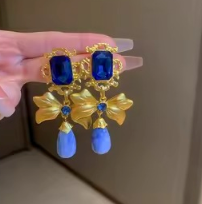 Pendientes largos de Circonias X2