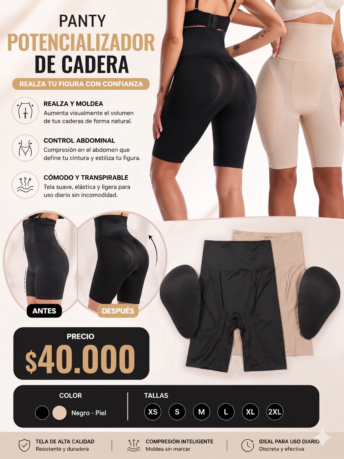 Panty Potenciador cadera