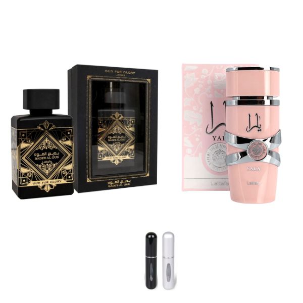 YARA + OUDFORGLORY COFRE+2PERFUMEROS